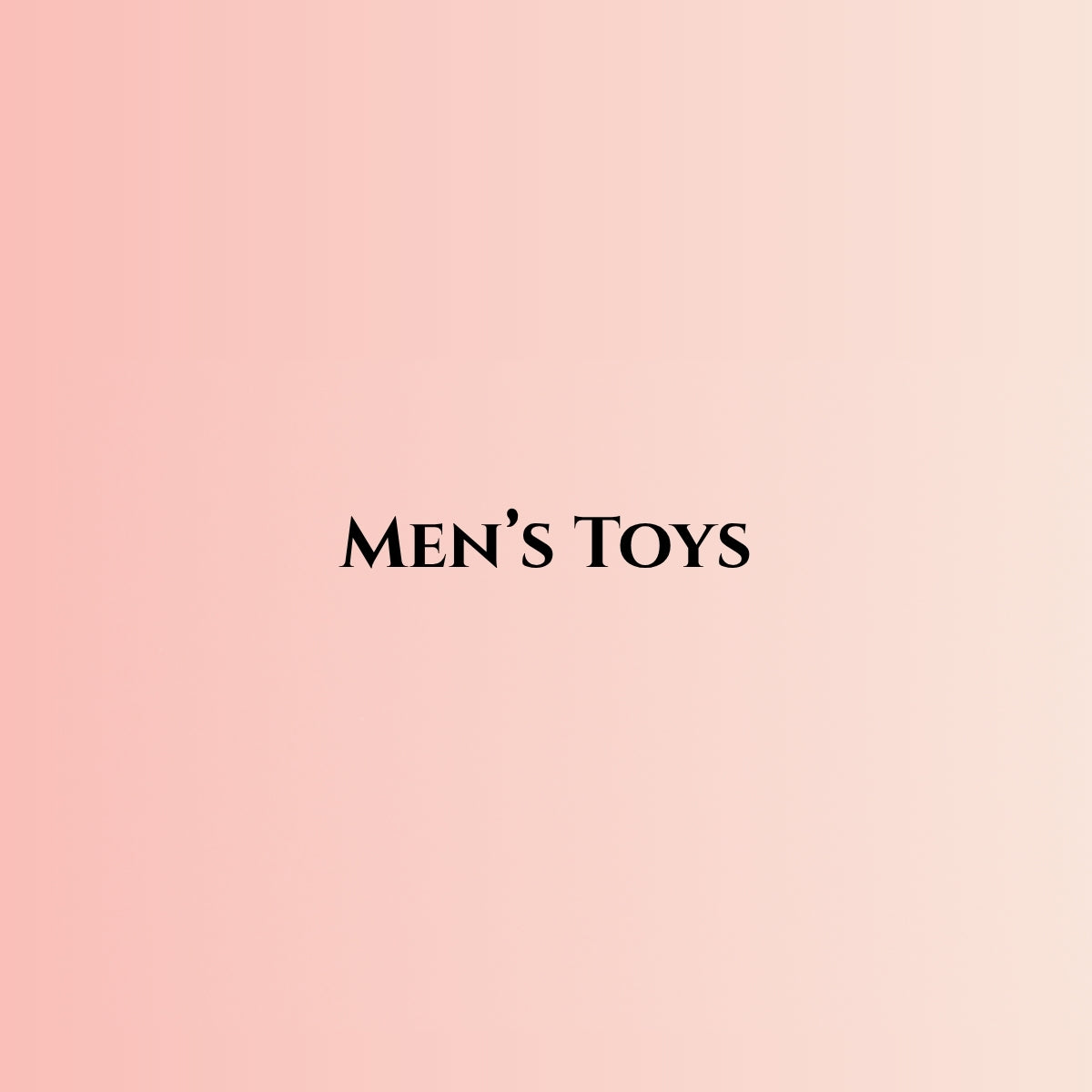 Men's Toys