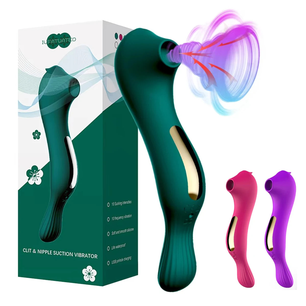 Aphrodite Aura – Dual Suction & Vibration Stimulator